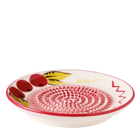 Tarka do imbiru, porcelana, śred. 12 cm, pomidory