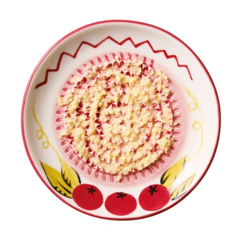 Tarka do imbiru, porcelana, śred. 12 cm, pomidory
