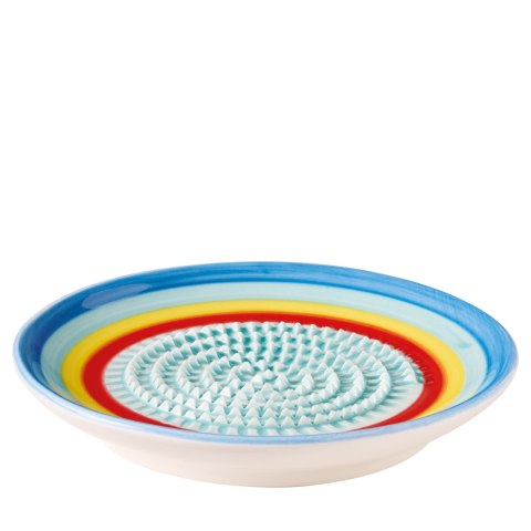 Tarka do imbiru, porcelana, śred. 12 cm, tęczowa