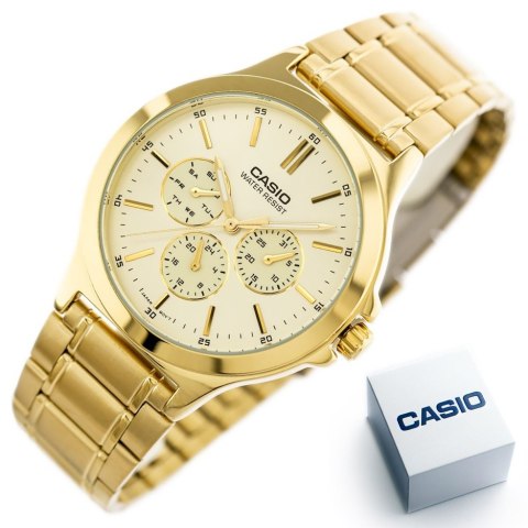 ZEGAREK MĘSKI CASIO MTP-V300G-9AUDF (zd091c) + BOX