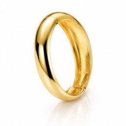 Bransoletka na rękę stal chirurgiczna pozłacana 14k złotem, obręcz BST1725