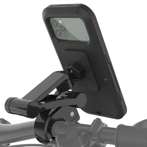 Uchwyt na telefon do roweru wytrzymały wodoodporny na kierownice