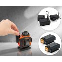 Poziomica laserowa laser krzyżowy w walizce + akcesoria Humberg HM-175