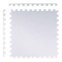 Duża mata piankowa puzzle Ricokids 60x60 cm 4 szt. brzoskwiniowo-biała