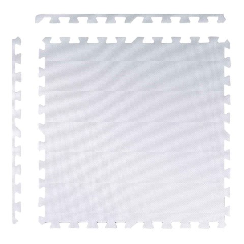 Duża mata piankowa puzzle Ricokids 60x60 cm 4 szt. brzoskwiniowo-biała