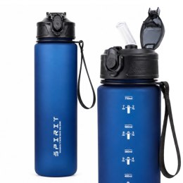 Butelka na wodę, sportowy bidon z miarką 750ML, matowy granat BD51