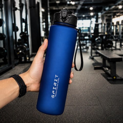 Butelka na wodę, sportowy bidon z miarką 750ML, matowy granat BD51