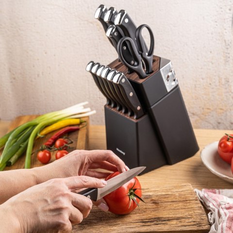 ZESTAW NOŻY KUCHENNYCH I DO STEKÓW W BLOKU KLAUSBERG KB-7985