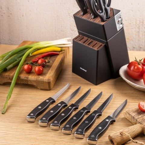 ZESTAW NOŻY KUCHENNYCH I DO STEKÓW W BLOKU KLAUSBERG KB-7985