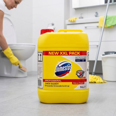 Domestos Płyn Do WC Citrus Fresh Żółty 5L