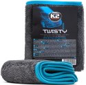 K2 Ręcznik Z Mikrofibry TWISTY PRO Dwustronny Do Lakieru 40x60cm D0224