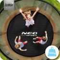 Trampolina ogrodowa profilowana 10ft/312cmz siatką wewnętrzną Neo-Sport