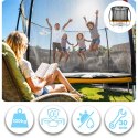 Trampolina ogrodowa profilowana 8ft/252cm z siatką wewnętrzną Neo-Sport