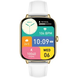 SMARTWATCH DAMSKI GRAVITY GT30-2 - ROZMOWY BLUETOOTH, DODATKOWY PASEK (sg058b)