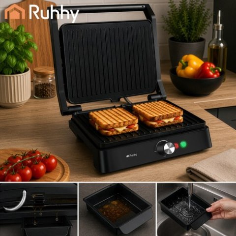 Grill elektryczny/opiekacz 2000W Ruhhy 26176