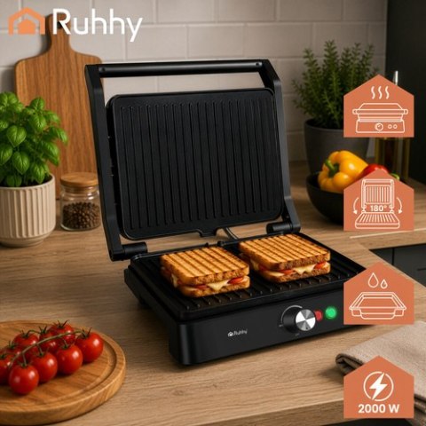 Grill elektryczny/opiekacz 2000W Ruhhy 26176