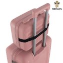 Zestaw 4 walizek podróżnych z beautycase - twarda skorupa, kółka 360° TSA