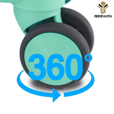 Zestaw 4 walizek podróżnych z beautycase - twarda skorupa, kółka 360°, zamek TSA