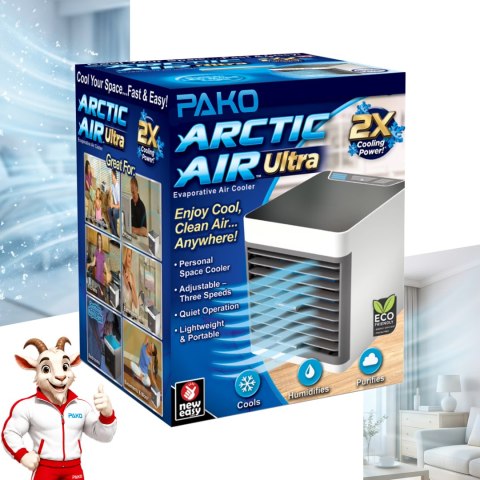 PAKO Klimator Przenośny AIR COOLER Na Wodę i Lód 3w1 SL-C02