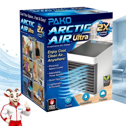 PAKO Klimator Przenośny AIR COOLER Na Wodę i Lód 3w1 SL-C02