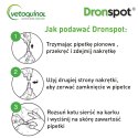 VETOQUINOL Dronspot krople odrobaczające spot-on dla średnich kotów 2,5-5 kg (2 x 0,7 ml)