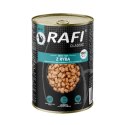 RAFI Cat karma mokra dla dorosłych kotów, kawałki mięsa i ryb, puszka 415 g