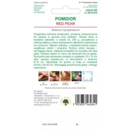 Nasiona pomidora gruntowego Red Pear, śr. wczesny, czerwony