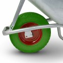 Zielone Koło do taczki wózka Bezdętkowe 4,8 trwaly materiał dwie sztuki zestaw