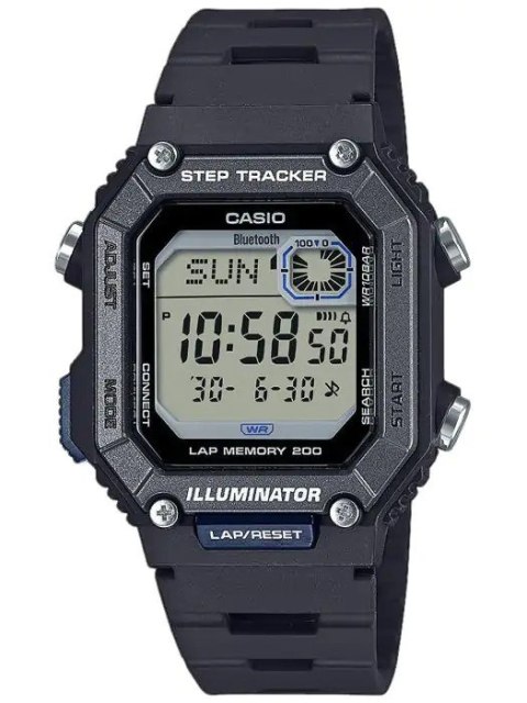 ZEGAREK MĘSKI CASIO Digital Moonphase WS-B1000-1AVDF + BOX