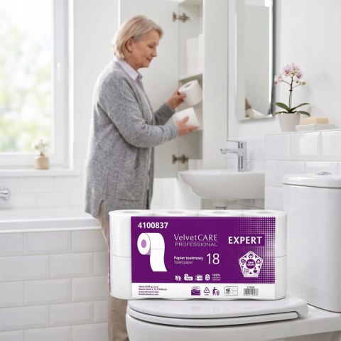 Papier Toaletowy VELVET CARE Professional Expert 3W 18m - 8 Rolek