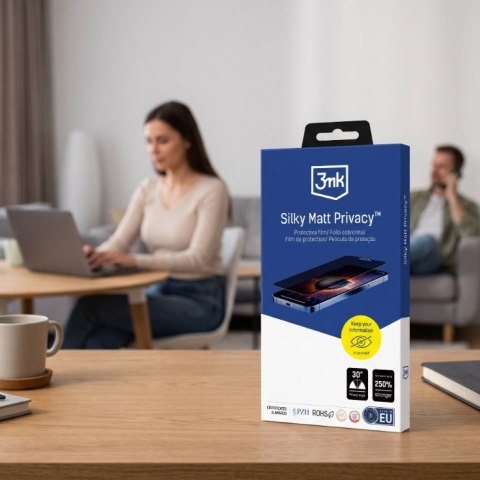 Prywatyzująca Matowa Folia Samsung Galaxy M35 - 3mk Silky Matt Privacy