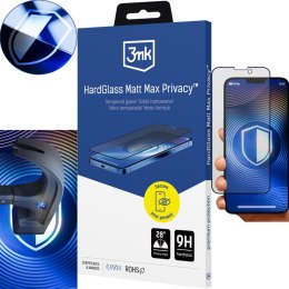 Szkło Hartowane Matowe Apple iPhone 13/13 Pro/14/16E - 3mk HardGlass Matt Max Privacy