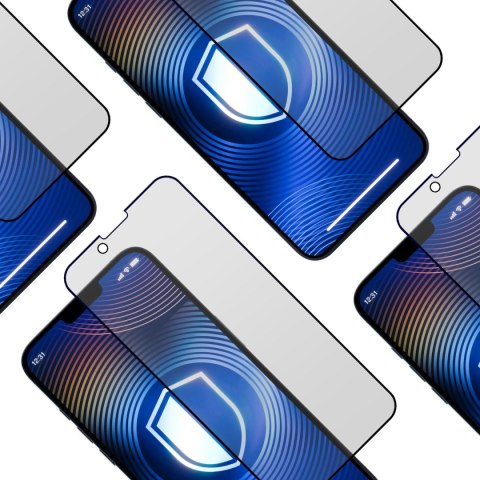 Szkło Hartowane Matowe Apple iPhone 13/13 Pro/14/16E - 3mk HardGlass Matt Max Privacy