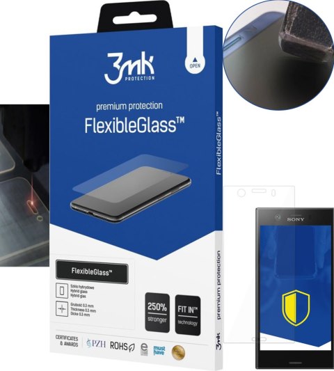 Szkło Hybrydowe Sony Xperia XZ1 Compact - 3mk FlexibleGlass
