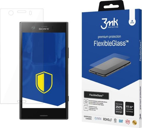 Szkło Hybrydowe Sony Xperia XZ1 Compact - 3mk FlexibleGlass