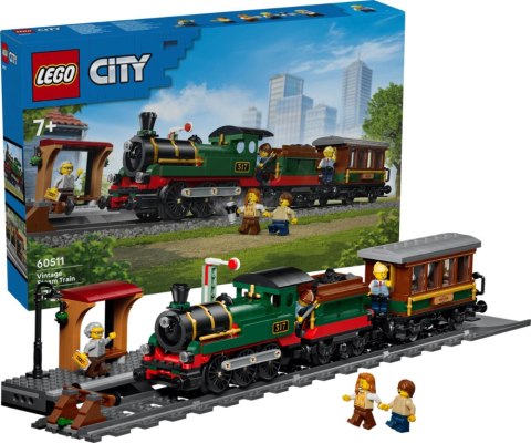 60511 - LEGO City - Retro pociąg z lokomotywą parową