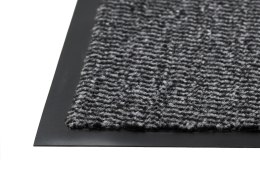 Wycieraczka pod Drzwi 40x60 cm Szara Wewnętrzna Mata Do Butów Antypoślizgowa
