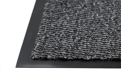 Wycieraczka pod Drzwi 40x60 cm Szara Wewnętrzna Mata Do Butów Antypoślizgowa