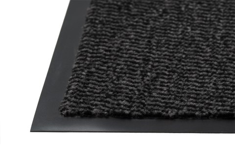Wycieraczka pod Drzwi 60x80 cm Antracyt Wewnętrzna Mata Do Butów Antypoślizgowa