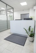 Wycieraczka pod Drzwi 60x80 cm Szara Wewnętrzna Mata Do Butów Antypoślizgowa