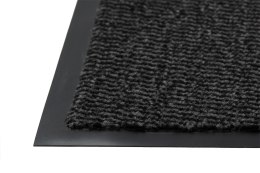 Wycieraczka pod Drzwi 60x90 cm Antracyt Wewnętrzna Mata Do Butów Antypoślizgowa