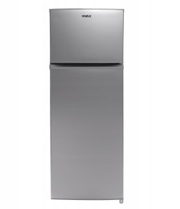 Lodówka Wolnostojąca 143 cm 204L INOX Chłodziarko Zamrażarka Vivax DD-207