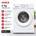 Pralka Automatyczna Slim Vivax 6 kg 1000 obr./min. 16 programów Drum Clean