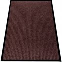 Wycieraczka pod drzwi 40 x 60 cm Brąz Antypoślizgowa Gumowa do Butów