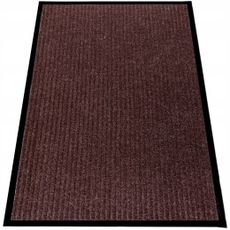 Wycieraczka pod drzwi 60 x 90 cm Brąz Antypoślizgowa Gumowa do Butów
