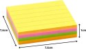 Karteczki Samoprzylepne 76x76mm Liniowane 100 Kartek STICK NOTE X03-B