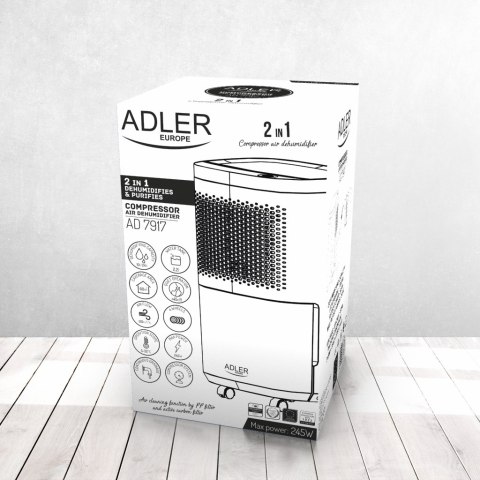 Osuszacz Powietrza Kompresorowy 10 L Na Dobę 2.2 L ADLER AD 7917