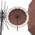Parasol Długi Elegancki XXL 16 Drutów Brązowy 25016_BR