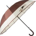 Parasol Długi Elegancki XXL 16 Drutów Brązowy 25016_BR