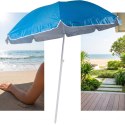 Parasol Plażowy Ogrodowy Balkonowy Duży XXl Z Filtrem UV 210cm Składany 14416